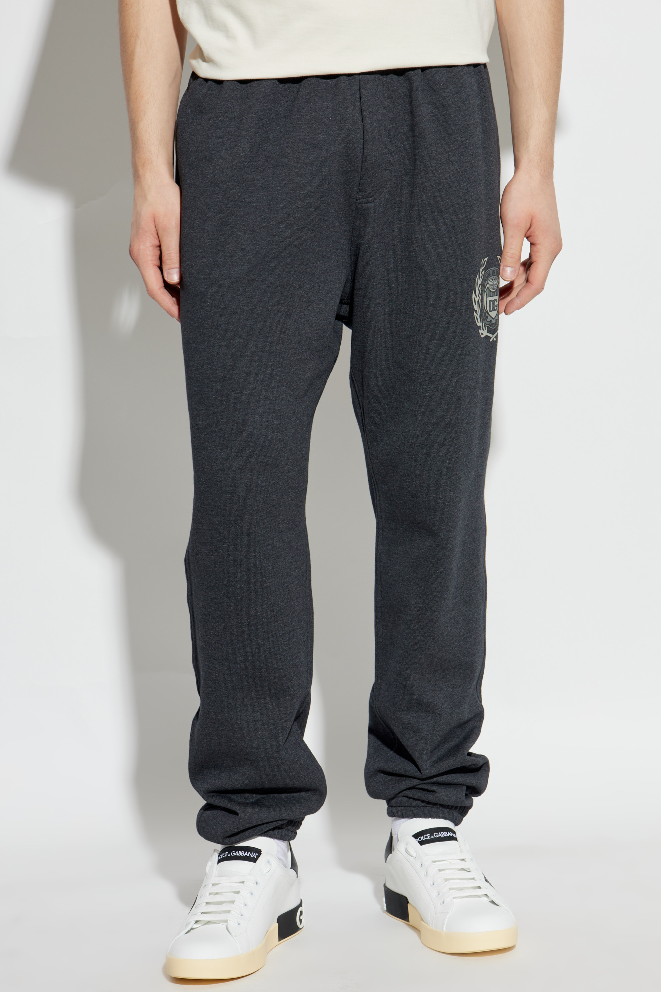 Dolce & Gabbana Sweatpants with printed logo | Men's